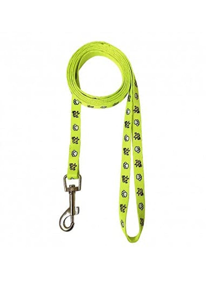 PETLICIOUS & MORE طقم طوق ومقود ناعم من النايلون للجراء الصغيرة من بيتليشوس آند مور (المقاس - 10 مم، الطول 5 أقدام، اللون - ببغاء، عبوة من قطعة واحدة) - Image 4